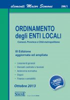 Elementi Maior di Ordinamento degli Enti Locali - Redazioni Edizioni Simone