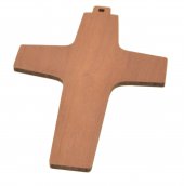 Immagine di 'Croce in legno sintetico da appendere "Buon pastore" - altezza 13 cm'
