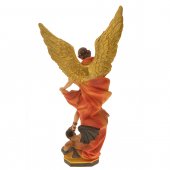 Immagine di 'Statua in resina colorata "San Michele Arcangelo" - altezza 30 cm'