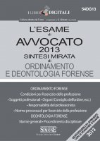 L'esame di Avvocato 2013 sintesi mirata di Ordinamento e Deontologia Forense - Redazioni Edizioni Simone