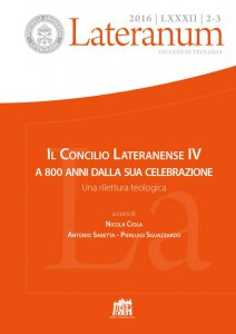Copertina di 'Le ragioni del Lateranense IV e le sue possibili riletture teologiche'