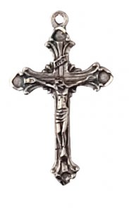 Copertina di 'Croce con Cristo riportato in argento 925 - 3 cm'