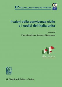 Copertina di 'I valori della convivenza civile e i codici dell'Italia unita'