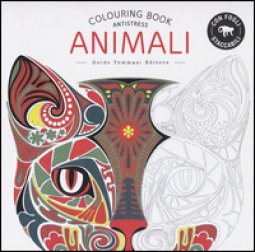 Copertina di 'Animali. Colouring book antistress'