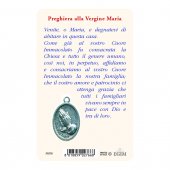 Immagine di 'Card "Madonna di Medjugorje" con preghiera e medaglia - (10 pezzi)'