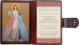 Copertina di 'Icona da viaggio in legno "Ges Misericordioso" con preghiera e custodia - cm 10x7'