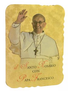 Copertina di 'Rosario profumato con immagine di Papa Francesco'