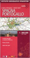 Spagna, Portogallo. Carta stradale 1:800.000