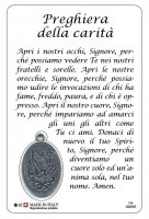 Immagine di 'Card Santa Madre Teresa di Calcutta con medaglia resinata - 5,5 x 8,5 cm - italiano'