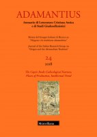 Adamantius. Notiziario del Gruppo italiano di ricerca su «Origene e la tradizione alessandrina», vol. 24