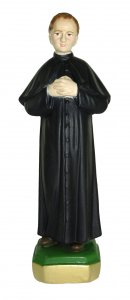 Copertina di 'Statua San Giovanni Bosco in gesso dipinta a mano - 17 cm'