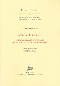 Copertina di 'Intus ed extra. Un formulario epistolare delle clarisse bolognesi (1463-1467)'