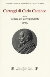 Copertina di 'Carteggi di Carlo Cattaneo'