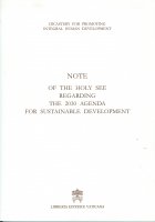 Note of the Holy See regarding the 2030 agenda for sustainable development