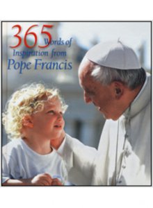 Copertina di '365 words of inspiration from pope Francis'