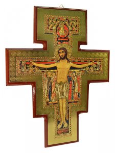 Copertina di 'Croce di San Damiano in legno laccato (30x40)'
