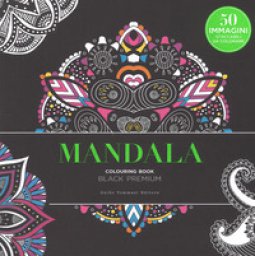 Copertina di 'Mandala. Black premium. Colouring book antistress'