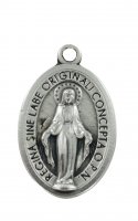 Medaglia della Madonna Miracolosa in metallo - 2,5 cm