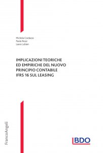 Copertina di 'Implicazioni teoriche ed empiriche del nuovo principio contabile IFRS 16 sul leasing'