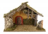 Capanna Vuota Con Porta In Gesso ? Bertoni presepe linea Natale