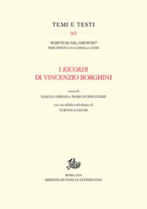 Copertina di 'I Ricordi di Vincenzio Borghini'