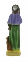 Immagine di 'Statua San Rocco in gesso dipinta a mano - 20 cm'