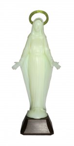 Copertina di 'Statua Madonna Miracolosa fosforescente 10 cm'