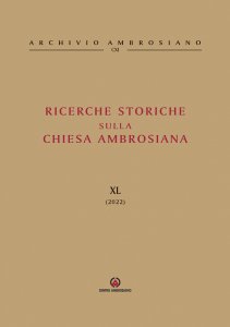Copertina di 'Ricerche storiche sulla Chiesa Ambrosiana. XL 2022.'