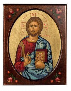 Copertina di 'Icona "Ges Cristo datore di vita" (cm 16,5 x 21)'