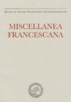 Miscellanea Francescana n. III-IV/2018