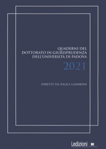 Copertina di 'Quaderni del dottorato in giurisprudenza dell'Universit di Padova'