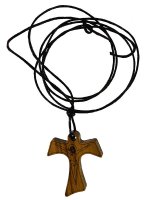 Immagine di 'Croce tau in legno con confezione ricordo confessione'