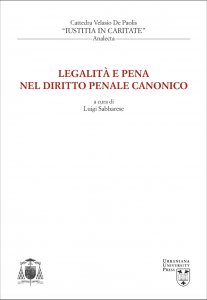 Copertina di 'Legalità e Pena nel Diritto Penale Canonico'