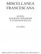 Miscellanea Francescana n. III - IV/2023