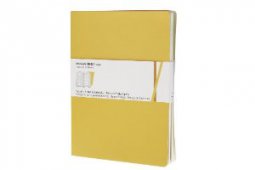 Copertina di 'Taccuini volant a pagina bianca - set 2 pezzi - giallo oro - XL'