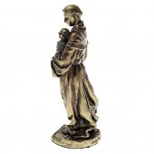 Immagine di 'Statuina in resina bronzata "Sant'Antonio di Padova" - altezza 8,5 cm'