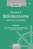 Elementi di Biblioteconomia - con Test di Verifica - Redazioni Edizioni Simone