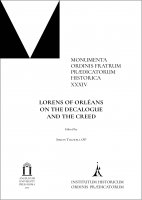 Lorens of Orléans On The Decalogue and the Creed