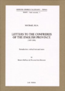 Copertina di 'Letters to the Confreres of the English Province (1887-1909).'