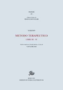 Copertina di 'Metodo terapeutico. Vol. 3-4'