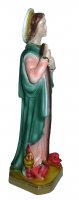 Immagine di 'Statua Santa Marta in gesso madreperlato dipinta a mano - 20 cm'
