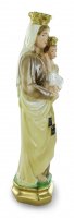 Immagine di 'Statua Madonna del Carmine in gesso madreperlato dipinta a mano - 20 cm'
