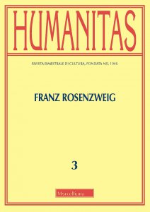 Copertina di 'Humanitas. 3/2022: Franz Rosenzweig'