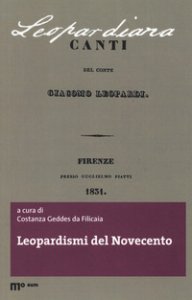 Copertina di 'Leopardismi del Novecento'