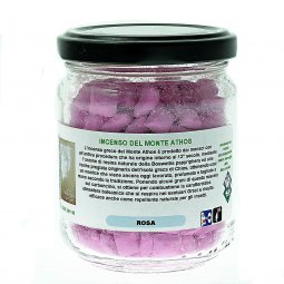 Copertina di 'Incenso greco del Monte Athos fragranza rosa - peso 110 g'