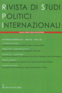 Copertina di 'Rivista di studi politici internazionali (2016)'