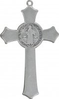Immagine di 'Croce San Benedetto in metallo ossidato - 7,5 cm'