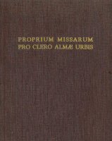 Immagine di 'Proprium missarum pro clero almae urbis'