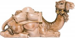 Copertina di 'Cammello sdraiato H.K. - Demetz - Deur - Statua in legno dipinta a mano. Altezza pari a 11 cm.'