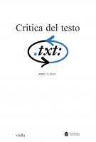 Critica del testo (2019) Vol. 22/2 - Autori Vari